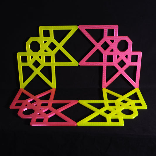 Set of 4 XL Tetrafans