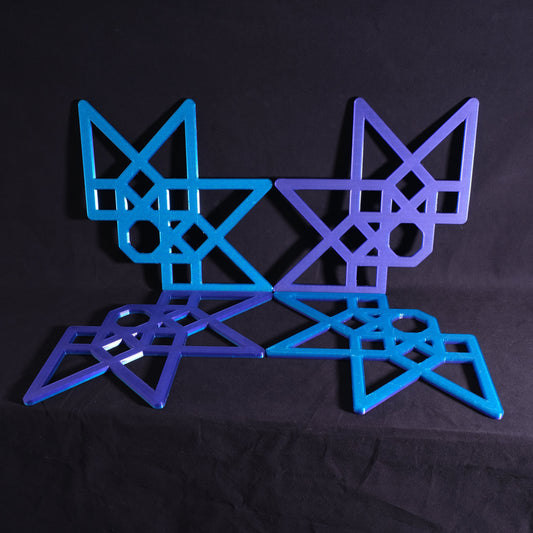 Set of 4 XL 2-Tone Tetrafans