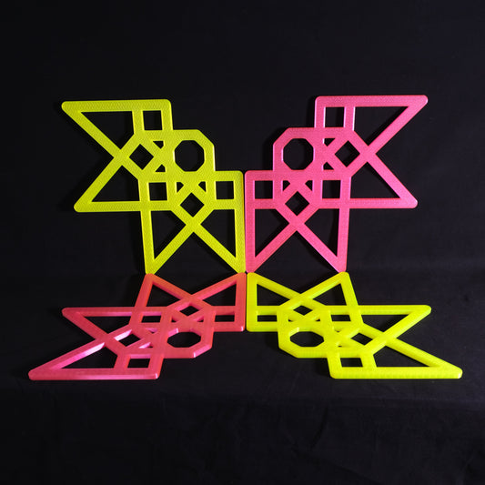 Set of 4 XL Tetrafans