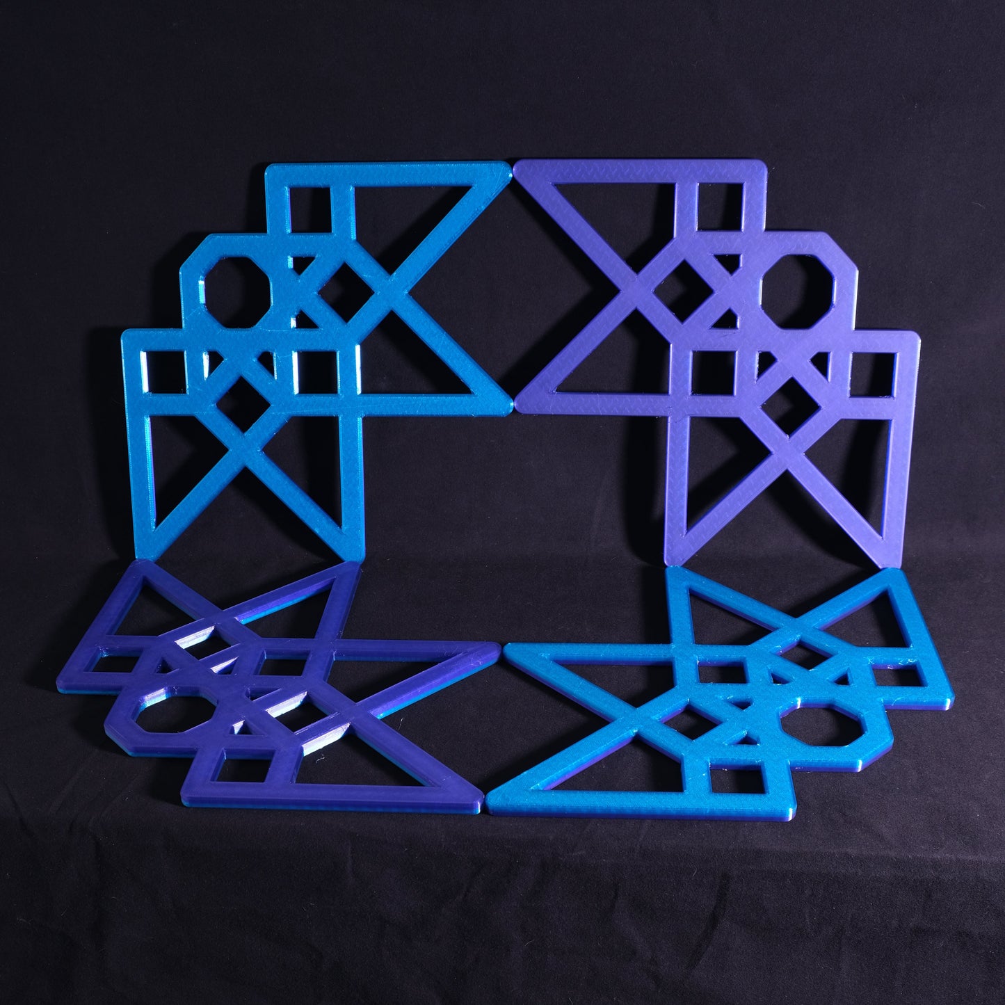 Set of 4 XL 2-Tone Tetrafans