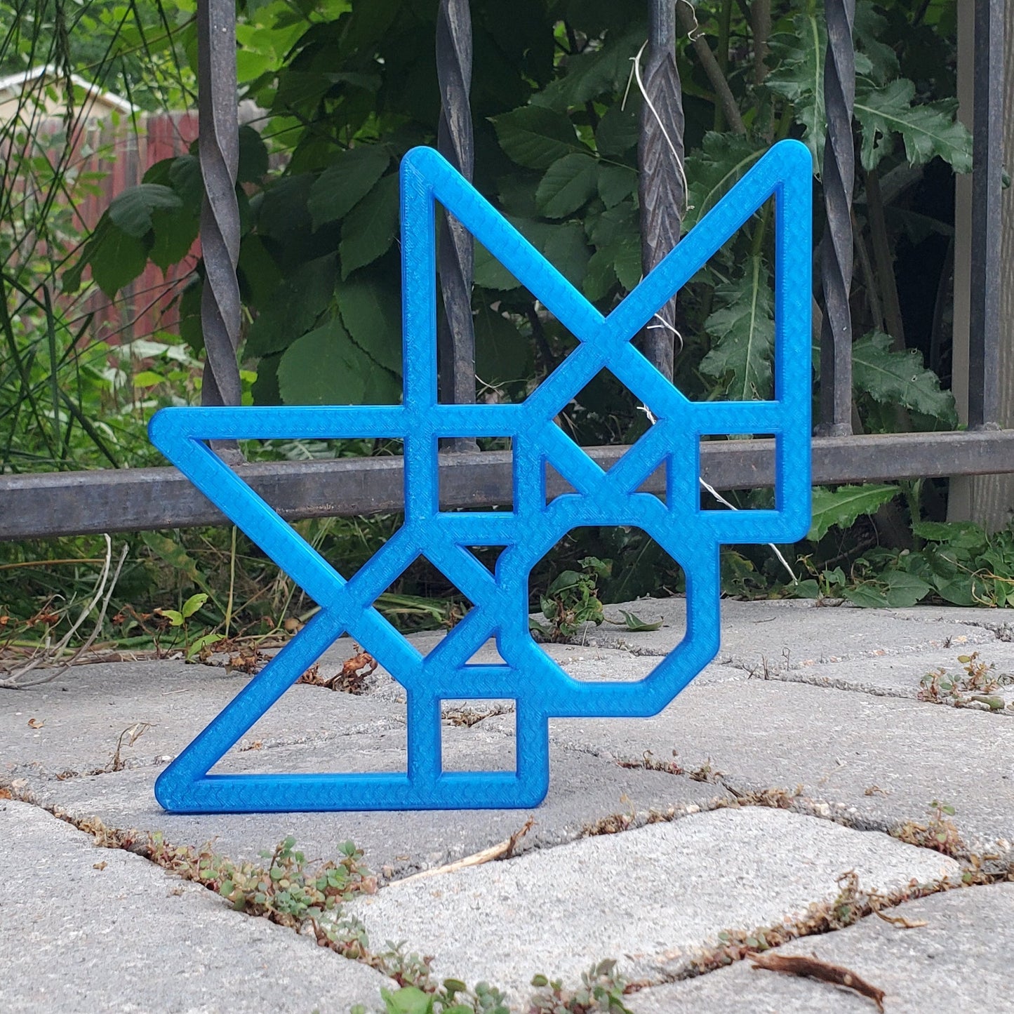 Original Tetrafan with 2in Ring in Blue