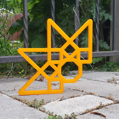 Original Tetrafan with 2in Ring in Orange