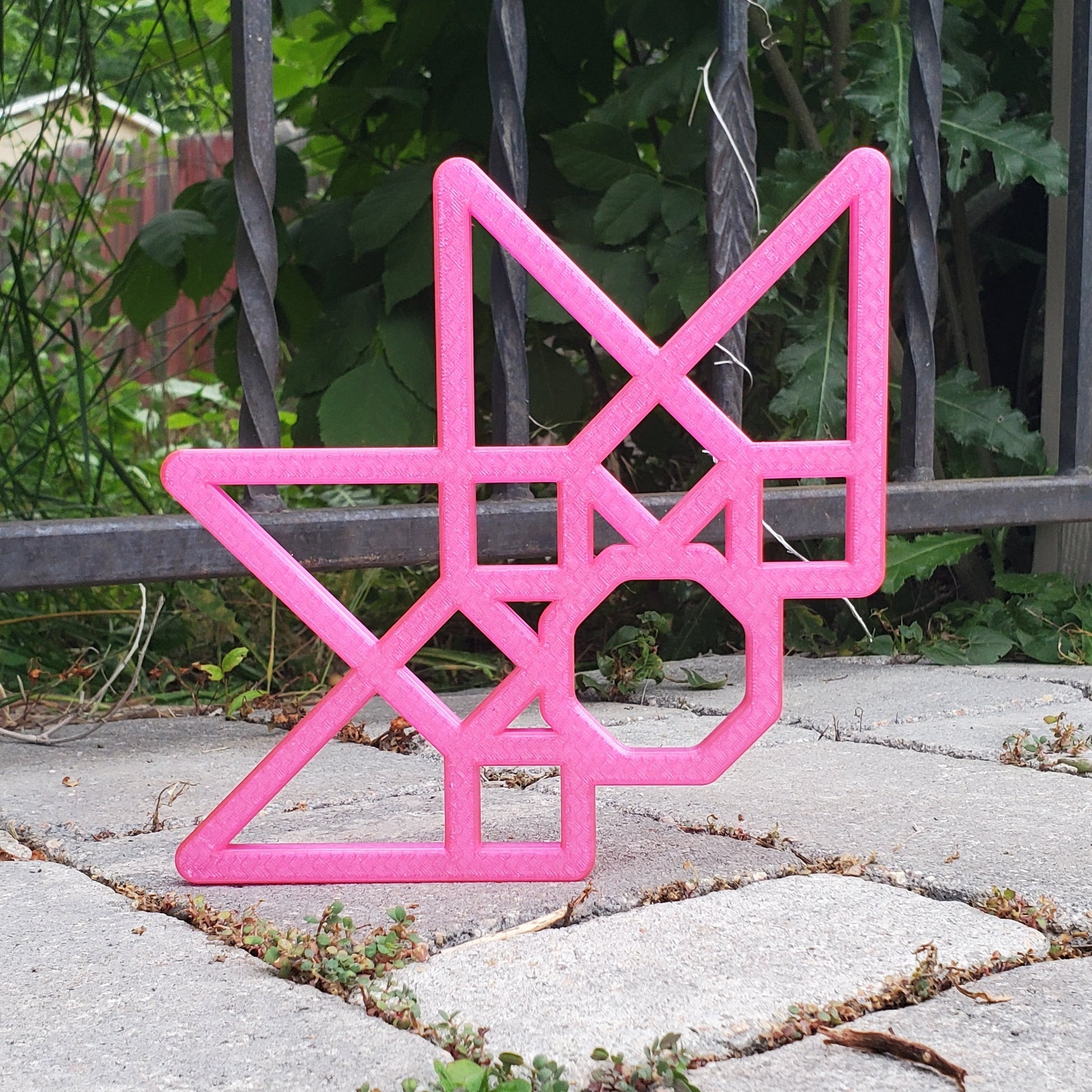 Original Tetrafan with 2in Ring in Pink