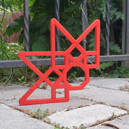 Original Tetrafan with 2in Ring in Red