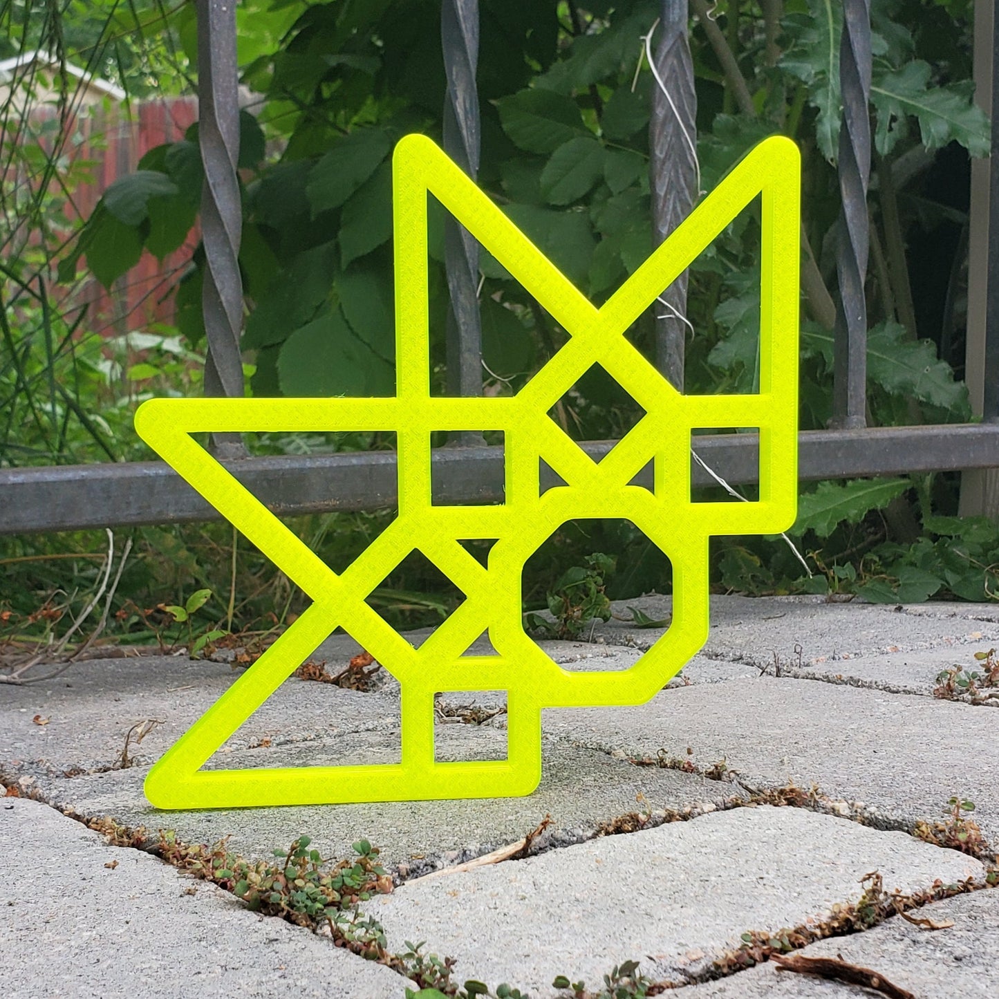 Original Tetrafan with 2in Ring in Yellow