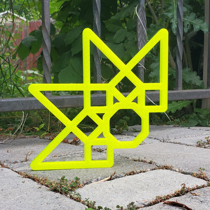 Original Tetrafan with 2in Ring in Yellow